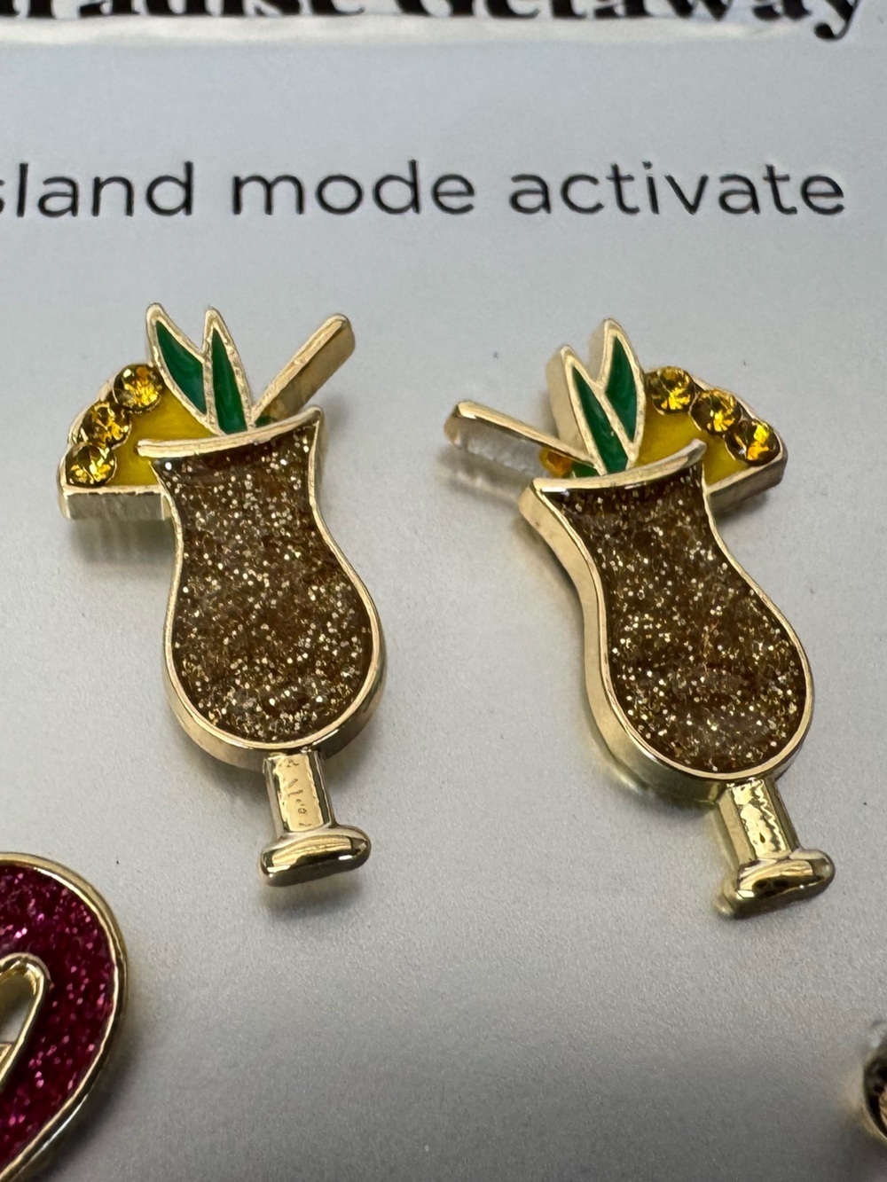 Sugarfix by Baublebear Paradise Getaway Beach Themed Earring Trio - Picture 2 of 6